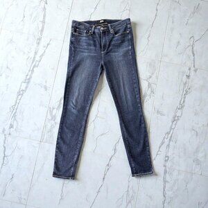PAIGE Hoxton Ankle Skinny Jeans Size 29 Dark Wash Made in USA